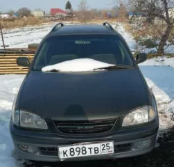 Легковой автомобиль, марка:
ТОЙОТА, модель: КАЛДИНА, год
изготовления: 1998, цвет: Зеленый,серый, г/н: К898ТВ25, изготовитель(страна): Япония, мощность
двигателя, л. с. (кВт): 103 (140), кузов
№: ST2153027979, разрешенная
максимальная масса 1635 кг, масса
без нагрузки 1360 кг