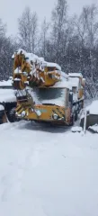 DEMAG AC155TT, 1993 Кран специальный ДЕМАГ АС155ТТ, 1993 года, цвет желтый, двигатель № 401901504 (04747802), мощность двигателя кВт (л.с.) 161 (220), государственный номер ЕУ9142/59 (местонахождение Лабытнанги)