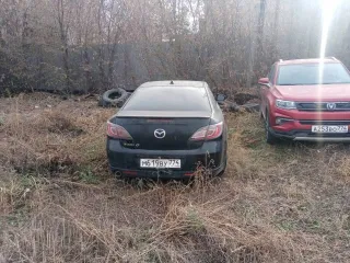 Mazda 6 2008 года, 147 л.с., АКПП. Автомобиль, марка (модель) – Mazda 6; наименование (тип ТС) – легковой седан, год выпуска – 2008; идентификационный номер: JMZGH12F701198255; цвет – черный.