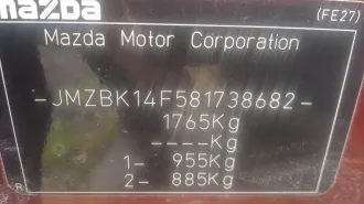 Mazda 3, 2008 г.в., VIN JMZBK14F581738682