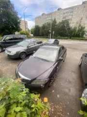Mazda 6 2005 года, VIN: JMZGG14F551277307, госномер: С037АА550, модель двигателя: LF439185, мощность 104 кВт/141 л.с., объем 1999 см³, цвет кузова темно-вишневый, ПТС 50 РР 034413, СТС 99 66 802051. Не на ходу: отсутствует аккумулятор, пробит радиатор, вытек антифриз, проблемы с подвеской. Пробег…