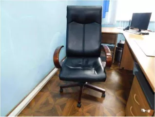 Стул 20 шт.; Кресло руководителя 1 шт.; Сейф в кабинете директора 1 шт.; Водонагреватель 1 шт.; Диван 1 шт.; Холодильник 1 шт.; Доска магнитная 1 шт.; Кофемашина Magnifica 1 шт.; Кресло офисное 1 шт.; Шкаф для документов 1 шт.; Кресло офисное 1 шт.; Стол с мойкой 1 шт.; Шкаф двухдверный 1 шт.; Стол…