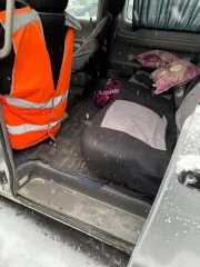 Toyota Lite Ace Noah 1999 года выпуска, транспортное средство, ГРЗ О 735 ХО 72, цвет светло-серый