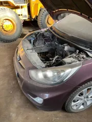 Hyundai Solaris, 2011 года, 123 лс, гос. номер К 003 ЕМ45, VIN Z94CU51DBBR009105, кузов № Z94CU51DBBR009105, цвет: фиолетовый, шасси: отсутствует, категория ТС: В. Транспортное средство не на ходу, требуется ремонт (замена) двигателя.