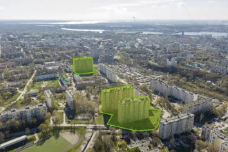 Объекты незавершенного строительства общей площадью 47 805,9 кв. метров (кадастровые номера: 48:20:0013303:1431, 48:20:0013303:1432, 48:20:0013303:1433), местоположение: Липецкая обл., г. Липецк, территория военного городка №1, одновременно с земельными участками площадью 19 614 кв. метров…