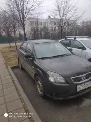 КИА DЕ (JВ|RIО) 2010 года выпуска, VIN ХWЕDН411АВ0006649. Цвет кузова черный, тип транспортного средства - легковой седан.