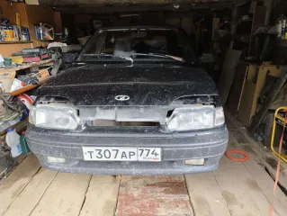 Лада 211540, 2010 год, VIN: ХТА211540A4869135, сине-черный