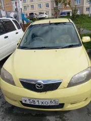 Mazda Demio, 2002 года, транспортное средство МАZDА DЕМIО, г.в. 2002, цвет - желтый, гос. номер кузова DY5W-111005, ГРЗ К581ХО65
