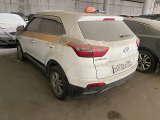 Hyundai Creta 2018, vin Z94G2811BKR128989. Ознакомление с имуществом по предварительной записи у организатора торгов: zonovmv@gmail.com или 8-930-888-33-18. Автомобиль находится на стоянке банка, г. Москва, Новолужнецкий проезд, 15а.