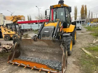 MST M542 2019 Экскаватор-погрузчик MST модель М542, 2019 г.в., г/н 0677ОТ61, желто-черного цвета, колесный, паспорт RU TK 002113. Адрес (местоположение): Ростовская область, г. Шахты, пр-кт Победа Революции, 111.