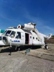 Вертолёт МИ-26Т, бортовой номер RA-06259, заводской номер 34001212409. Находится на полигоне «СКОЛ» в Сургуте.