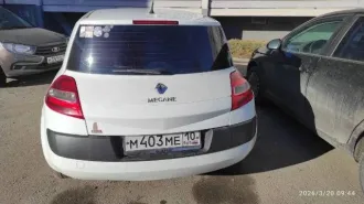 Renault Megane, 2008 года, 86 лс, 324337 км, VIN VF1BMSF0540065879, кузов № VF1BMSF0540065879, цвет белый.