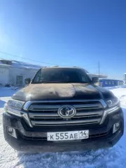Toyota Land Cruiser 200, черный, легковой, 2017 г.в., мощность двигателя 249 л.с., VIN: JTMCV02J204227381, ГРЗ К555АЕ14