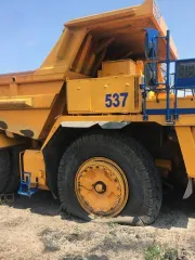 БелАЗ-75589 2022 года, VIN Y3B75589JN0000537. Самосвал карьерный, категория А III. Год изготовления 2022. Модель двигателя 12М33, номер 39211.000980. Цвет кузова желтый. Мощность двигателя 900 кВт, рабочий объем 39200 см³. Паспорт самоходной машины RU CB 720169 от 06.05.2022. Свидетельство о…