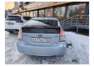 Toyota Prius, 2009 года, 99 лс, 188746 км, АКПП, автомобиль легковой, марка: Тойота, модель: Приус, VIN: отсутствует, гос. рег. номер: Е617ВН122.
