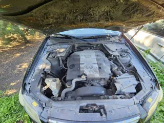 Infiniti FX 2003, 315 км, 300000 км, полный привод, АКПП. Легковой автомобиль, марка: INFINITI, модель: FX45 AWD, год изготовления: 2003, VIN: JNRBS08W83X000402, ПТС: 73НК546462, г/н: 11.02.2014.