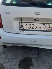 ВАЗ 111730 Лада Калина 2009 года, госномер К132ХН763, VIN XTA11173090044797. Имеет видимые дефекты: коррозия элементов кузова, повреждения ЛКП, повреждение заднего бампера, разрушение переднего бампера, вмятины на капоте и переднем левом крыле. Разрушение наружной ручки задней двери слева. АКБ…