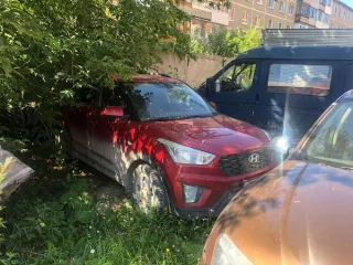 Hyundai Creta, VIN Z94G2811CMR321541, год выпуска 2021, пробег около 90 000 км, мощность 88,7 л.с., цвет Красный, двигатель 1591 куб.см, коробка передач механическая, руль левый, состояние технически исправен.