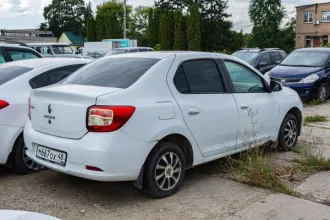 Renault Logan 2015, легковой автомобиль, марка, модель ТС: Renault, Logan, 2015 года выпуска, идентификационный номер (VIN): X7L4SRAT452438243; модель и номер двигателя – K4M2842; D022861, цвет кузова – белый; существующие ограничения (обременения): не зарегистрировано. Вид транспорта: Легковой…