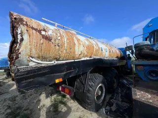 Урал-4320 2006 года выпуска, модель 46151-01 на шасси Урал-4320. Местоположение: поселок Бованенково, Ямало-Ненецкий автономный округ.