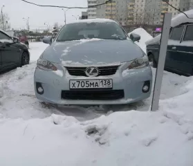 Lexus CT200h Hybrid 2012 года, синий, VIN ZWA102103940.
