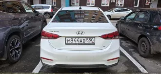 Hyundai Solaris 2018 года выпуска, VIN Z94K341CBKR106450.