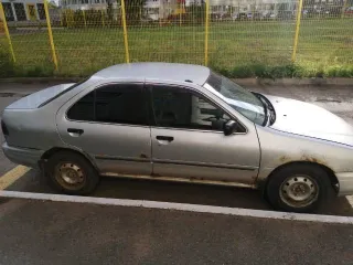 Nissan Sunny 1997 года, 105 лс, пробег 350000 км, АКПП. Седан, модель Sunny, VIN отсутствует, кузов FB14509346, госномер О068XT18.