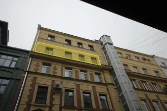 Жилое помещение 59.7 кв. м, Москва, пер. Козихинский Б., д. 17, стр. 1, кв. 16, этаж 5, кадастровый номер: 77:01:0001074:1950.