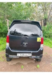 Suzuki Wagon R 2001 года, 60 л.с., пробег 300000 км, АКПП, цвет черный, ПТС 25 УУ 613604, госномер C445HA03.