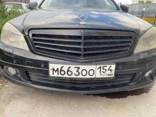 Mercedes-Benz C-Class 2008 года выпуска, VIN WDD2040811F117876. Полный привод, пробег 233 000 км, автоматическая коробка передач. Автомобиль не на ходу, двигатель и система охлаждения под замену.