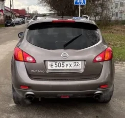 Nissan Murano, 2012 года, 249 лс, VIN: Z8NTANZ51CS006190, Государственный регистрационный знак: Е505УХ32, Рабочий объем двигателя: 3498.00 куб. см, Мощность двигателя: 249.00 л.с., Вид двигателя: Бензиновый, коробка - вариатор, пробег 330 тыс.
