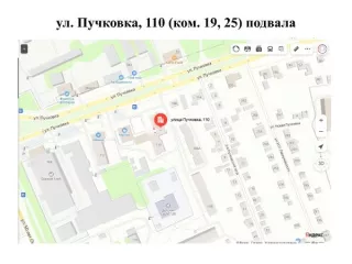 Нежилое помещениеподвал (комнаты №№ 19,25),  площадью 22,2 кв.м. (кадастровый номер 46:29:102188:1418)  расположенное по адресу:   г. Курск, ул. Пучковка, 110. Нежилое помещениеподвал (комнаты №№ 19,25),  площадью 22,2 кв.м. (кадастровый номер 46:29:102188:1418)  расположенное по адресу:   г…