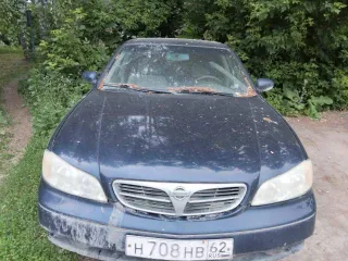 Nissan Maxima 2000 года, 140 л.с., пробег 222222 км. VIN: JN1CAUA33U0052696, госномер Н708НВ62, объем двигателя 1995 куб.см., цвет синий, механическая КПП, передний привод. Автомобиль не на ходу. Требуется полный ремонт и покраска кузова, имеются значительные повреждения от коррозии. Электроника не…