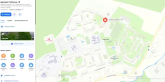 Нежилое помещение (кад номер 47:14:0413001:2135) площадью 46,6 кв. м, расположено по адресу: Ленинградская область, Ломоносовский район, дер. Горбунки, д.18, пом.76-Н.