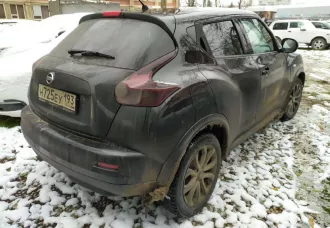 Автомобиль легковой: Nissan Juke Год выпуска: 2014 Идентификационный номер VIN: SJNFBAF15U6523732 Цвет: Черный Рабочий объем двигателя: 1598 см3 Мощность двигателя: 117 л.с.