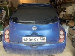 Nissan March 2003 года, 80 лс, 250000 км, АКПП, легковой автомобиль марки Nissan March 2003 года выпуска, кузов BK12080645, VIN отсутствует, синего цвета, государственный регистрационный знак А856 КУ 138