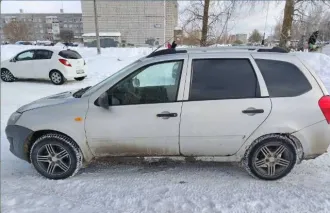 Lada Kalina 219470, 2014 года, 106 л.с., 336533 км, VIN XTA219470E0038873, цвет серебристый.