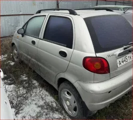 Daewoo Matiz 2008, 51 л.с., автомобиль легковой, марка: DAEWOO, модель: MATIZ, VIN: XWB4A11CD8A155230, гос. рег. номер: А445ТК34, год изготовления: 2008