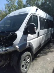 Автобус L4H2M2F-A, 2014 года выпуска. VIN: Z8PL4H2M2EF000306. Объем двигателя 2 287 см³, мощность 120 л.с., 18 пассажирских мест. ПТС 50 ОВ 097761. Машина после ДТП 2022 года, частично восстановлена. Требует замены двигателя, КПП, фильтра, радиатора, вакуумной системы. Нарушена геометрия. Требует…