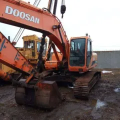 Экскаватор Doosan Solar 255LC-V, госномер 1288ОР61, 2008 год, VIN DHKHEMYOS70001552. Ростовская область, Аксайский район, поселок Опытный, улица Западная, 21-в.
