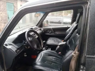 Mitsubishi Pajero 1998 года, 145 л.с., полный привод, АКПП. Цвет зеленый. VIN: JMY0RV430WJ002037, ПТС: 46РА927252, госномер М841УХ32. Производитель Япония. Модель двигателя 6G72, бензиновый, объем 2972 куб. см, мощность 147 л.с. Разрешенная максимальная масса 2405 кг, масса без нагрузки 1795 кг.