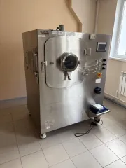 Коатер BGB-3F, 2019, для нанесения пленочной, водорастворимой и сахарной оболочки на поверхность таблеток, модель BGB-3F, год выпуска 2019.