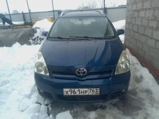 Toyota Corolla Verso, 2006 года, 129 л.с., автомобиль легковой, марка: TOYOTA, модель: COROLLA VERSO, VIN: NMTER16R80R084992, гос. рег. номер: Х961НР763, год изготовления: 2006