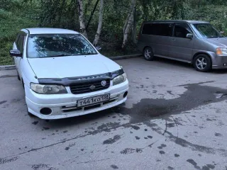 Nissan Expert 2001 года, 125 л.с., пробег 398517 км, АКПП. Легковой универсал, цвет белый. ПТС 63 PH 356804, госномер Т441КО138. Страна изготовитель Япония. Модель двигателя QG18, бензин, номер 221738A, мощность 125 л.с. (92 кВт), объем 1769 куб. см. Номер кузова VW11508149. Экологический класс…