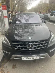 Mercedes-Benz M-Класс, 2015 года, 333 лс, 266 000 км, полный привод, АКПП. Автомобиль марки/модели Мерседес Бенз/Mercedes-Benz ML 400 4MATIC, VIN: WDC1660561A556400, год выпуска 2015, цвет автомобиля: Чёрный, салон - кожаный, климат-контроль