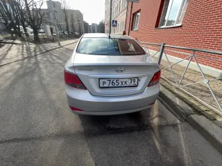 Автомобиль Hyundai Solaris 2016 года выпуска, VIN Z94CT41CAHR522362, государственный номер Р765ХК39, цвет серебристый.