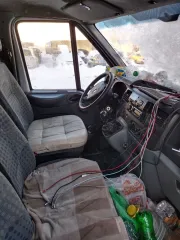 Ford Transit 2014 года выпуска, цвет серебристый. Идентификационный номер (VIN) Z8X224326E0001274. Дизельный двигатель мощностью 155 л.с. Находится в Московской области, Одинцовском городском округе, селе Немчиновка.