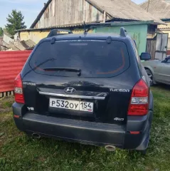 Hyundai Tucson 2008, 173 лс, 219653 км, АКПП, модель HYUNDAI TUCSON 2.7 GLS AT, 2008 года выпуска, номер двигателя G6BA 8704638, VIN: KMHJN81DP9U984162.