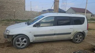 Lada Largus 2015 года, 104 л.с., пробег 285627 км. VIN: XTARS0Y5LF0874134, госномер: Х482РТ05. Автомобиль имеет повреждения.