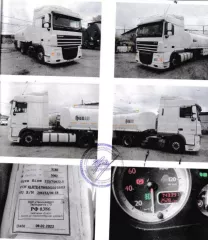 грузовой тягач седельный DAF FT XF 105.410, рег. знак Т383СН64, год выпуска 2013, VIN XLRTE47MS0G023503